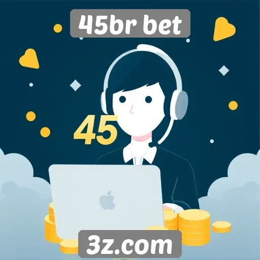 Suporte ao cliente no site 45br bet